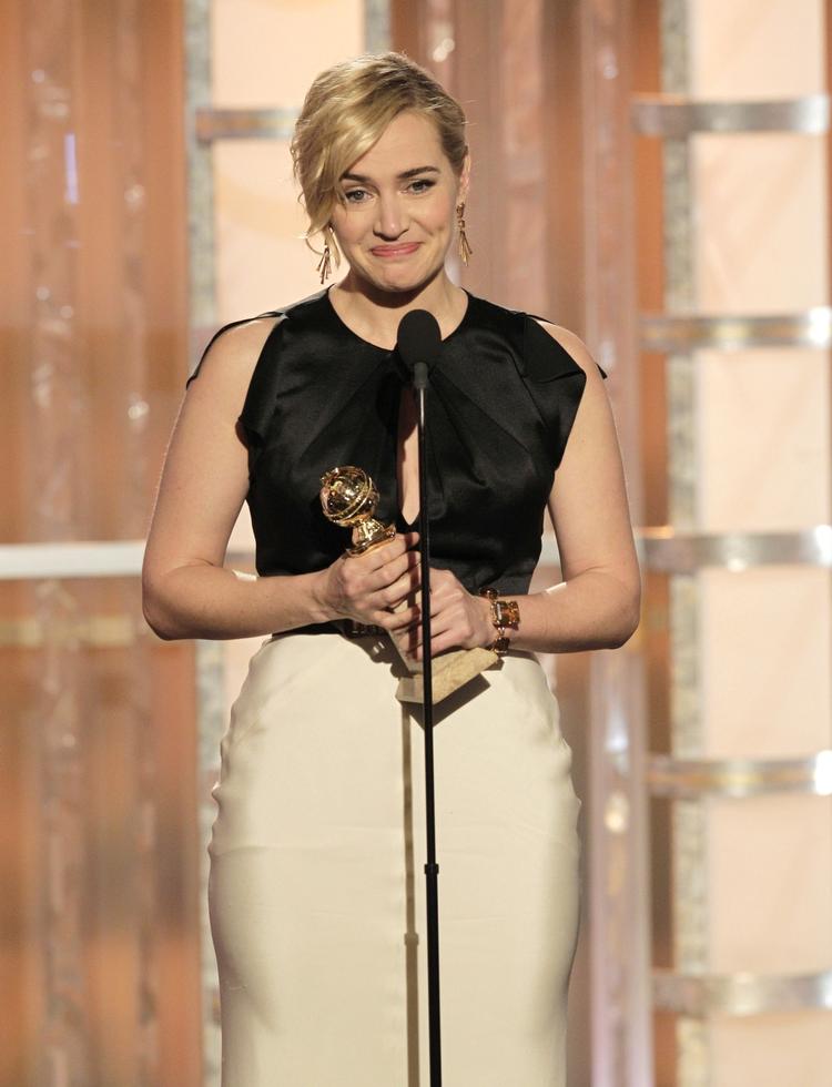 Kate Winslet vandt bedste kvindelige skuespiller i miniserie/spillefilm til TV, for 'Mildred Pierce'. 
