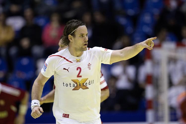 Spilstyrer. Thomas Mogensen scorede fire gange i åbningskampen mod Slovakiet. 
