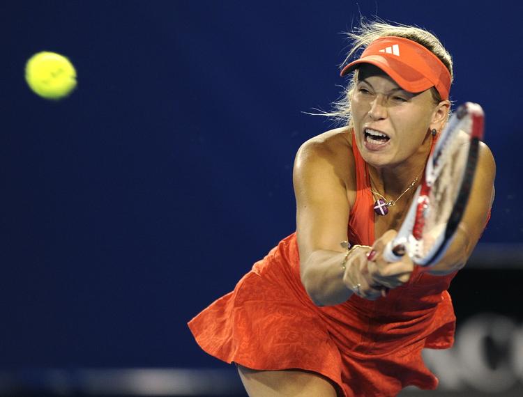 Videre. I anden runde møder Caroline Wozniacki verdensranglistens nummer 83, georgieren Anna Titishvili. 