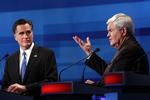 Duel. Newt Gingrich er blandt de republikanske præsidentkandidater, som forlanger, at Mitt Romney offentliggør sine skattepapirer. 