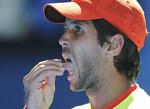 BVADR. Det blev kun til en enkelt kamp i Melbourne for spanieren Fernando Verdasco. 