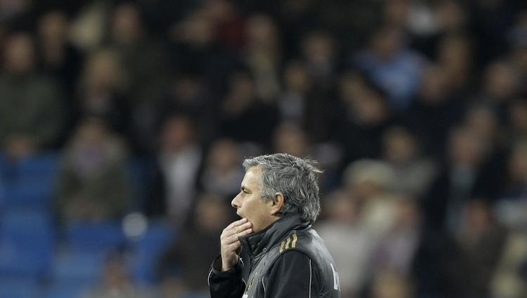 PRESSET. Mourinho og Real Madrid har ryggen mod muren, når de i næste uge spiller returopgør mod Barcelona. 