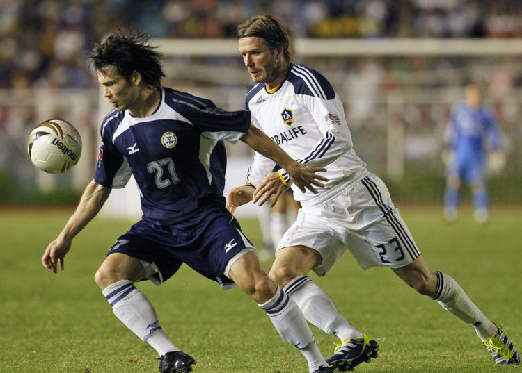 FAMILIEMAND. David Beckham har prioriteret familien og forlænget med LA Galaxy. 