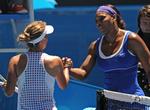 SEJRSVANT. Serena Williams er vandt til at sige tak for kampen med et smil. 