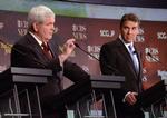 Støtte. »Jeg forlader denne vej og tager hjem til Texas, og jeg gør det med stolthed«, sagde Rick Perry da han på et pressemøde trak sig ud af valgkampen og gav son støtte til Newt Gingrich. (Arkivfoto)I willleave the tral and return home to texasa dn i will do so with pride 
