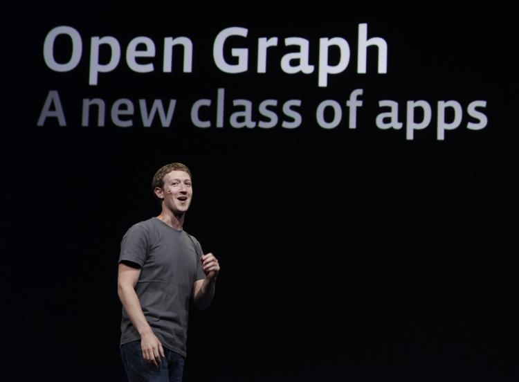 timeline. Facebook chef Mark Zuckerberg fortæller om Open Graph, som Timelines fremtoning kaldes. Det indebærer et dramatisk redesign af sidens udseende. 