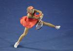 Titelkurs? Wozniacki var uovertruffen i kampens første sæt. 