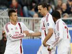 Dobbelt. Zlatan Ibrahimovic scorede to gange mod Novara. 