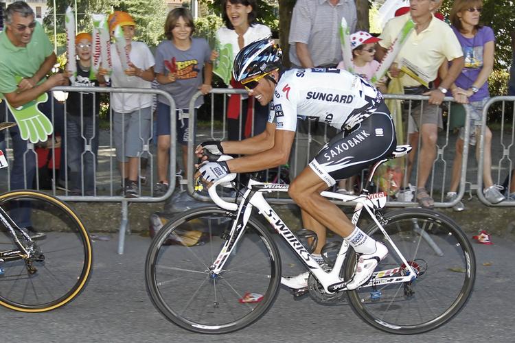 Eneren. Alberto Contador stiller en sjælden gang til uden for Europa. 