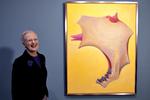Indvielse. Dronning Margrethe indvier sin egen udstilling på Arken på københavns vestegn. 