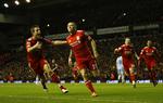 2-2. Med udligningen til 2-2 sikrede Craigh Bellamy, at Liverpool skal møde Cardiff i Carling Cup-finalen. 