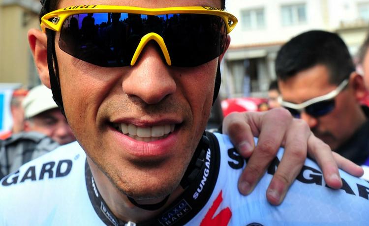 Sejr. Team Saxo Banks Alberto Contador sikrede sig årets første sejr, da han kørte sig i front i Argentina. 