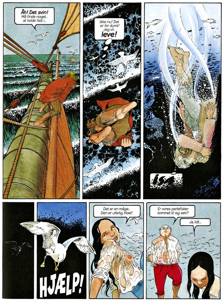 DUKKERT. Isas elskede Hoel må ufrivilligt en tur i den helt store balje.  Men eftersom det allerede sker i bind 1, 'Pigen i agterkahytten', dukker Hoel op igen. Blot for at blive puttet i bind 2 - 'Fangeskibet'! 'Vindens passagerer' er  på alle måder en historie med krap sø. 