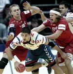 Nøglespiller. Med 32 mål er Mikkel Hansen (t.h.) dansk topscorer. 