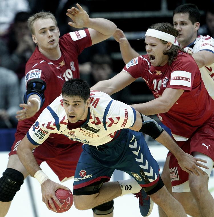 Nøglespiller. Med 32 mål er Mikkel Hansen (t.h.) dansk topscorer. 