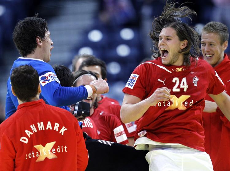Teamwork. Et holdarbejde har sendt de danske håndboldherrer i EM-finalen. 