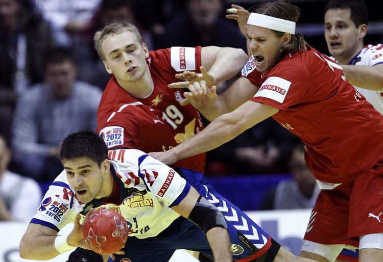 STJERNER. Både på klub- og landsholdet er Rene Toft Hansen (tv.) og Mikkel Hansen holdkammerater, og nu er de også sammen på EM's All Star-hold. 