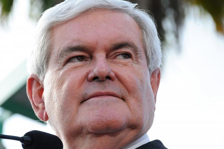 På plads i Florida, men nu uden musikalsk akkompagnement. Newt Tabertoner. Gingrich er den seneste i en lang række af politikere, der blæser højt og flot på kunsternes ophavsrettigheder. 