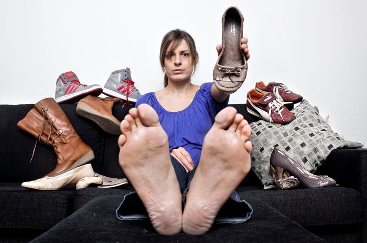 UPASSENDE. Det kan være svært at finde sko i store størrelser. 