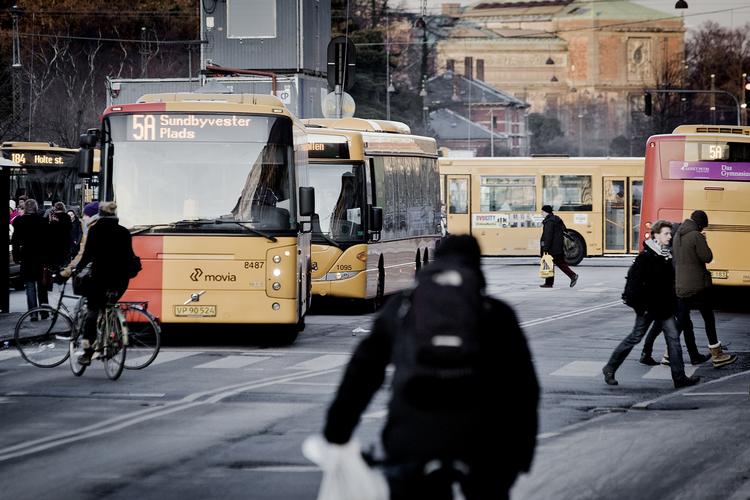 byggeplads. Området ved Nørreport Station i det centrale København er omdannet til en byggeplads de næste tre års tid, hvor stationen bliver renoveret. 