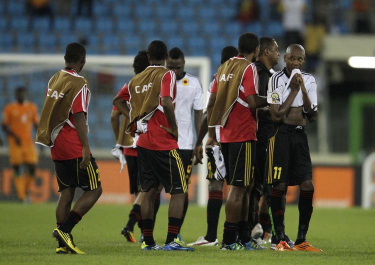 skuffelse. Et nederlag på 2-0 til Elfenbenskysten sendte Angola ud af Africa Cup of Nations. 