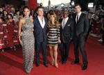 Udrensning. De fire 'X Factor'-dommere (Nicole Scherzinger, Simon Cowell, Paula Abdul og L.A. Reid) samt værten Steve Jones ses her forud for premieren på talentshowet. I den nye sæson vender kun Cowell og Reid tilbage. 