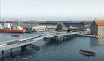 Byggeri. Nu begynder opførelsen af havnebroen fra Nyhavn til Christianshavn - til gavn for cyklister og fodgængere. 