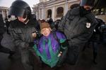 PROTEST. Russere har nu i flere måneder i træk protesteret mod premierminister Vladimir Putin. 