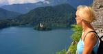 UDSIGT. Ikke langt fra den slovenske hovedstad Ljubljana finder man den naturskønne sø Bled. 