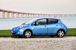 BUD. Denne familievenlige Nissan Leaf er et af de fire bud på en elbil i dag. 