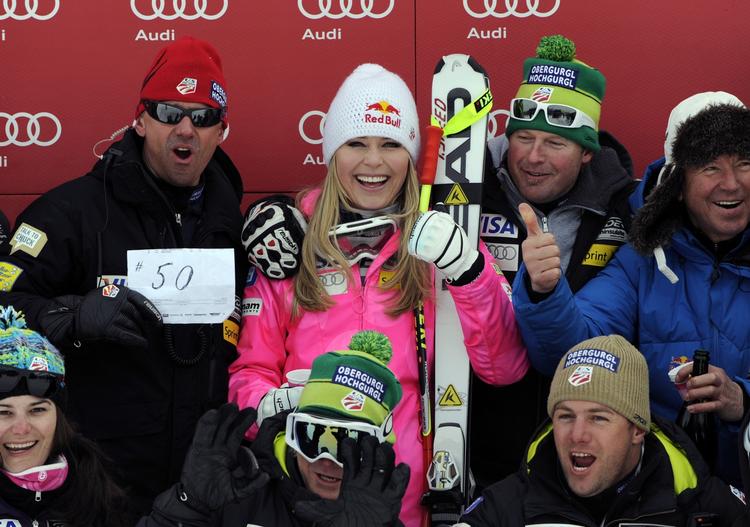 50. Lindsey Vonn er uden sidestykke i nutidens alpine konkurrencer. 