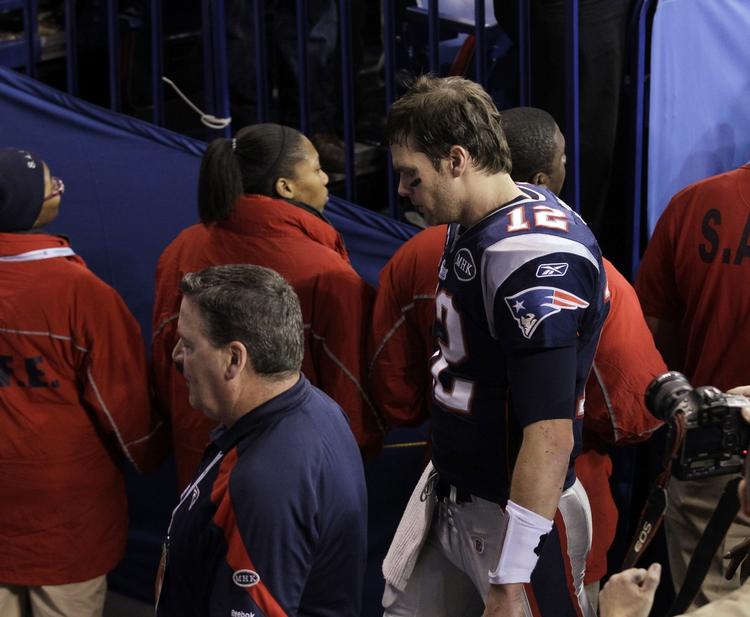 Rutineret. Det var femte gang i karrieren Tom Brady var med i den store kamp - og anden gang han tabte til New York. 