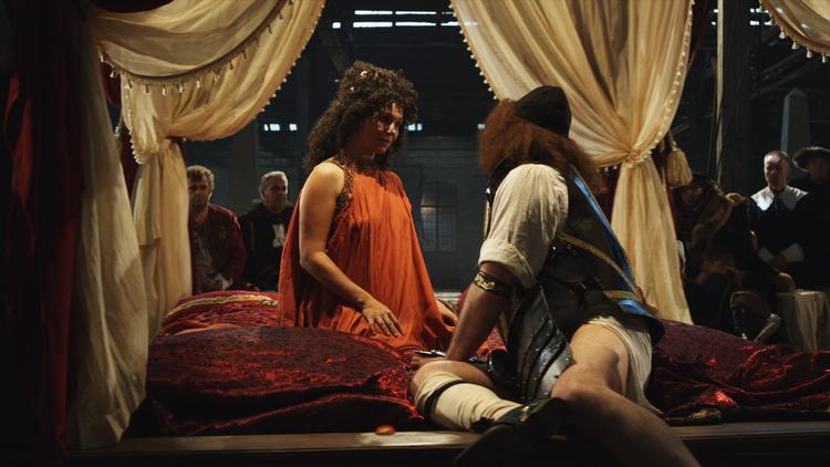 Erotik. Anne Louise Hassing spiller den forførende og frodige 'Susannah' i Peter Greenways kommende film. (PR-foto) 