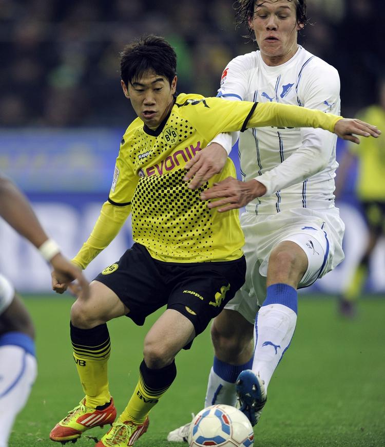Talent. Jannik Vestergaard (t.h.) kom til Tyskland fra Brøndby i 2010. 