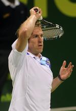 favorit. Som nummer 111 på verdensranglisten er Grega Zemlja den højst rangerede af weekendens Davis Cup-spillere i Zelenje. 