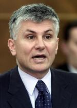 Myrdet. Zoran Djindjic blev dæbt af skud i 2003. 