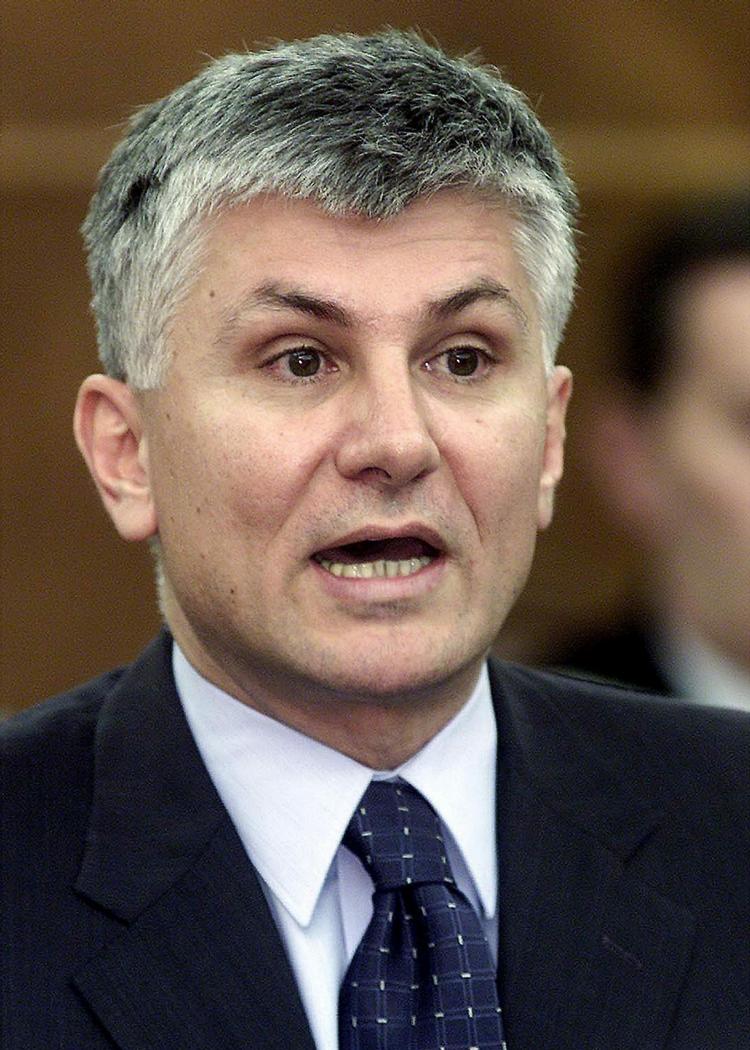 Myrdet. Zoran Djindjic blev dæbt af skud i 2003. 