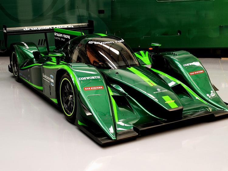Elracer. Lola-Drayson B12/69EV er bygget over en Le Mans-racer, men kører udelukkende på el. 