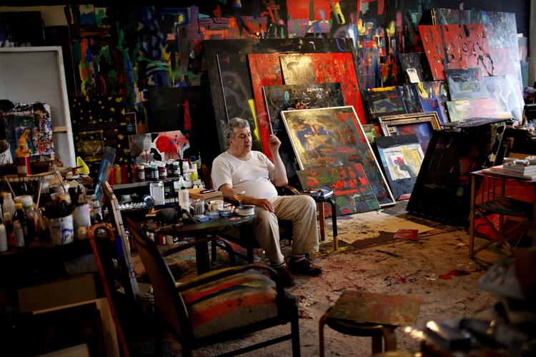 Kunst. Politikens Jacob Ehrbahn opnåede en tredjeplads under Pictures of the Year med en samling på 48 billeder, blandt andet dette af maleren Jens Birkemose. 