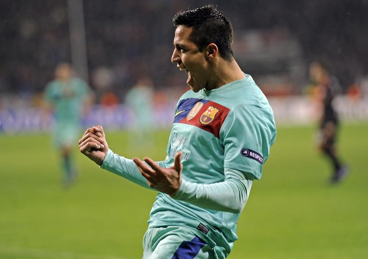 måldebut. For første gang prøvede Alexis Sanchez at score i Champions League, og chileneren gjorde det endda to gange mod Bayer Leverkusen. 