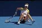 Afbud. Kim Clijsters kom til skade i 1/8-finalen ved Australian Open mod Na Li og ankelproblemerne er endnu ikke væk. 