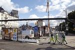 BYGGEROD. Anlægsbudgettet, som blev godkendt sidste år, er historisk stort. Derfor er der masser af byggerier i hovedstaden. 