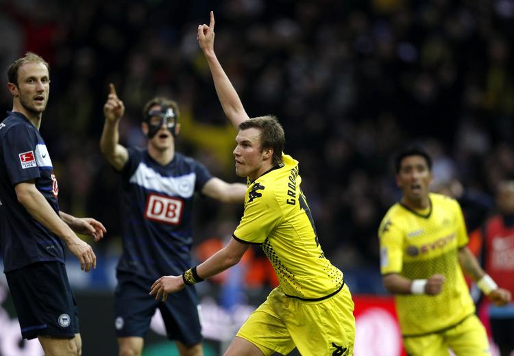 1-0. En scoring var nok for Borussia Dortmund, der vandt på Kevin Grosskreutz' mål. 