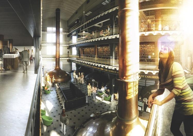Konkurrence. Fem arkitektteams giver deres bud på, hvordan Københavns nye attraktion skal se ud. Alle inviteres til at give sit besyv med. Her ses buddet fra danske Effekt. 