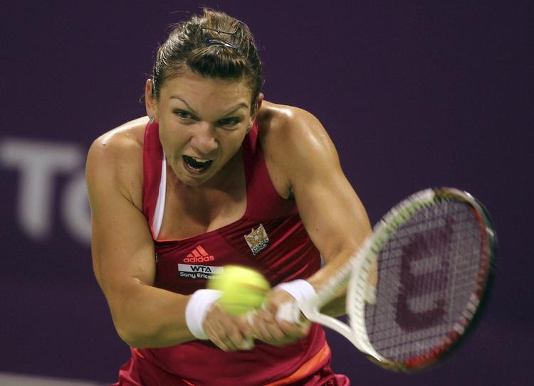 Outsider. Simona Halep agerer som regel fra baglinjen og har endvidere en ganske god serv. 