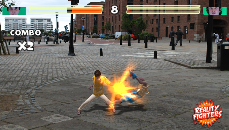 Reality Fighters er ikke andet end et udstillingsvindue for PS Vitas gimmicks. 