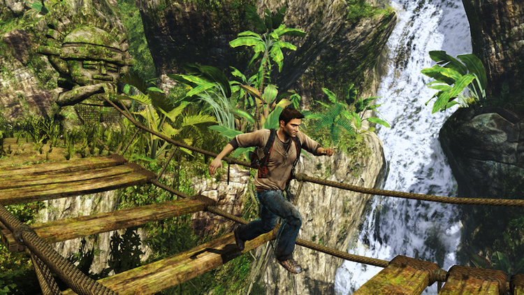 Lanceringsspillet 'Uncharted' til PlayStation Vita viser suveræn grafik, men i gameplayet er spillet forældet. 