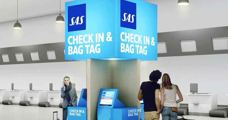 Ny stil. SAS’ nye design satser stærkt på de blå nuancer. 