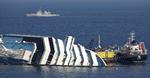 forlist. 'Costa Concordia' stødte på et klippeskær ud for øen Giglio i Italilen 13. januar. 