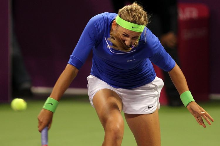 skadet. Den ankelskade, Victoria Azarenka pådrog sig i Qatar, koster hende et afbud til Dubai. 
